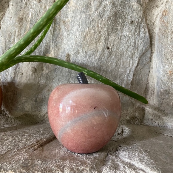 Vintage Other - Polished Stone Apple Paper Weight